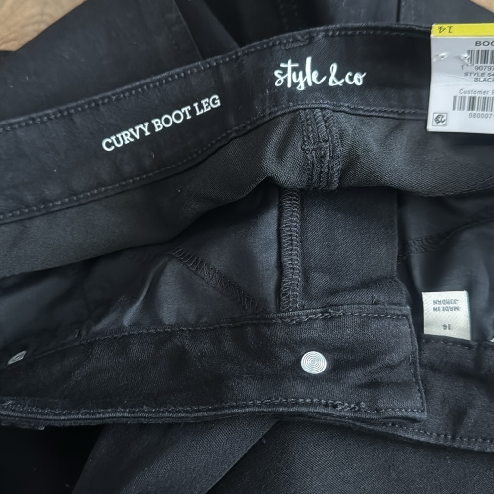 Style & Co Curvy Boot Leg- Size 14 - Picture 8 of 11